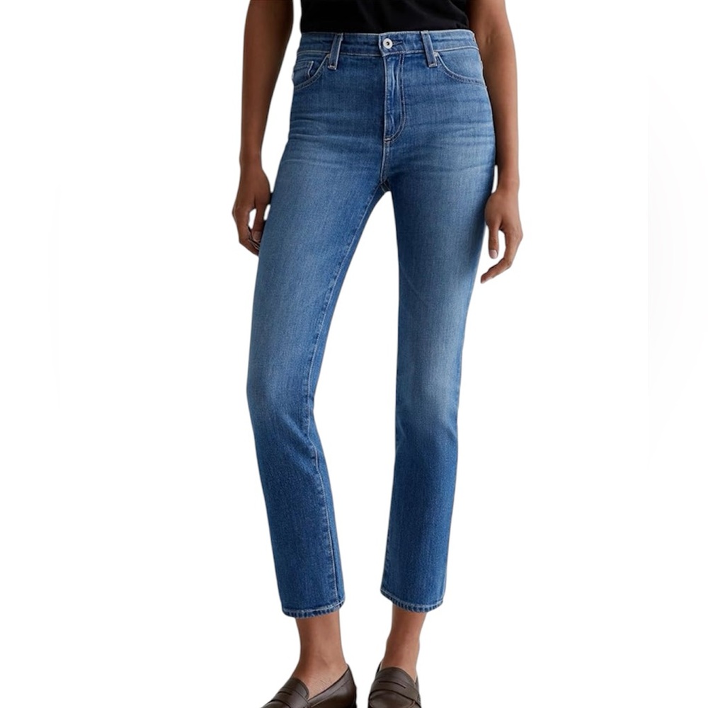 AG-ED Denim Mari High Rise Slim Straight